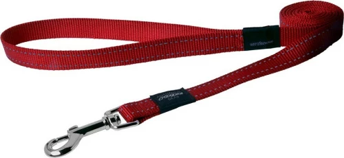 Rogz Λουρί/Οδηγός Σκύλου Ιμάντας 20mm/1.4m (Κόκκινο)