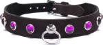 Devil Sticks Crystal Collar Hot Pink