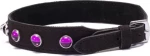Devil Sticks Crystal Collar Hot Pink