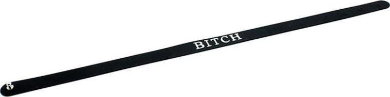 Black Silicone Bitch Collar