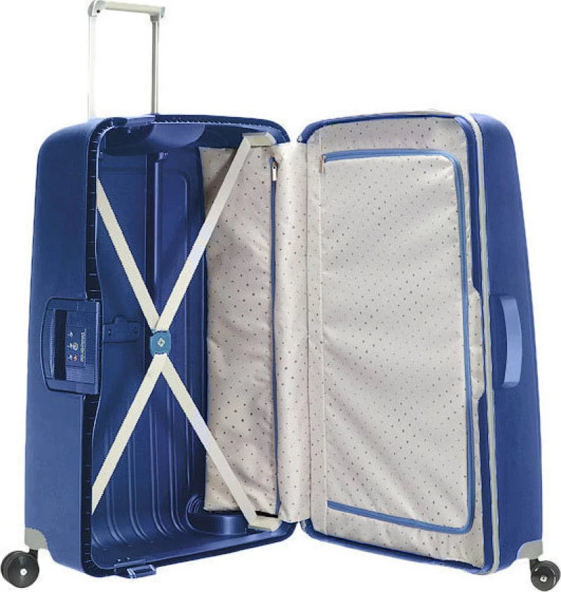 Samsonite S'Cure Spinner 69cm Σκουρο Μπλε