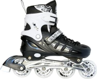 Πατινια Roller Inline Skates Αυξομειουμενα Αθλοπαιδια Μαυρα - 10305