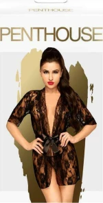 PENTHOUSE BABYDOLL SWEET RETREAT BLACK