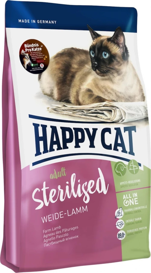 Happy Cat Supreme Sterilised Lamb 10kg