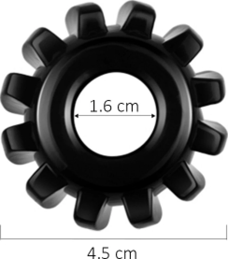 Lovetoy Power Plus 1.6cm Black
