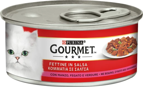 Purina Gourmet Λαχανικά / Συκώτι / Βοδινό 195gr