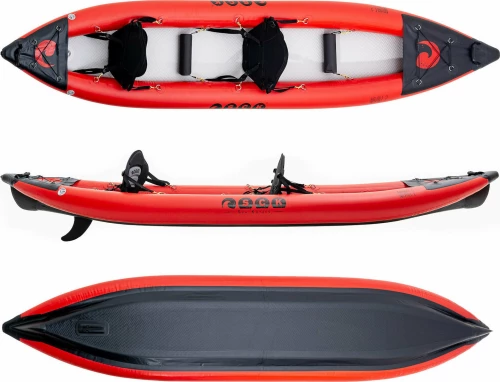 Sck Navale 2 Φουσκωτό Διθέσιο Καγιάκ Με Drop-Stitch Πάτο