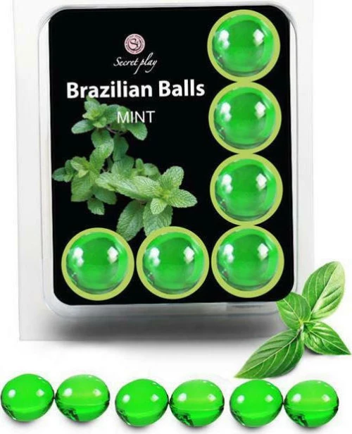 Secret Play Brazilian Balls Mint 6τμχ