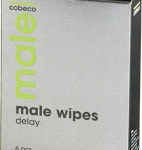 Cobeco Pharma Male Wipes Delay 6τμχ