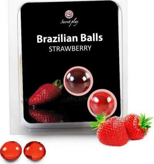 Secret Play Brazilian Balls Strawberry 2τμχ