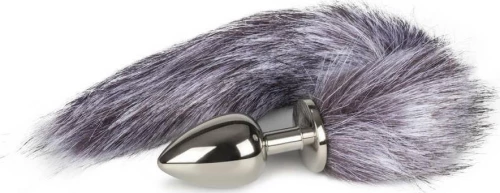 Easytoys Plug Foxtail 4 Silver / Grey