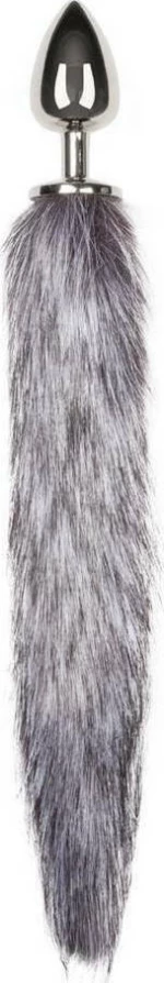 Easytoys Plug Foxtail 4 Silver / Grey