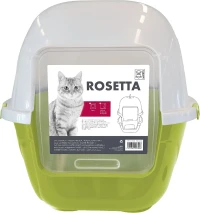 ΚΛΕΙΣΤΗ ΤΟΥΑΛΕΤΑ ΓΑΤΑΣ M-PETS ROSETTA MEDIUM 50X42X44CM ΛΑΧΑΝΙ