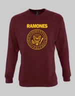 Ramones sweatshirt - BURGUNDY