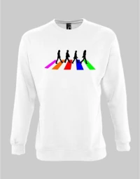The Beatles road Sweatshirt - WHITE