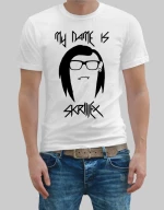 Skrillex t-shirt - WHITE