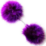 Secret Play Marabou Handcuffs Purple