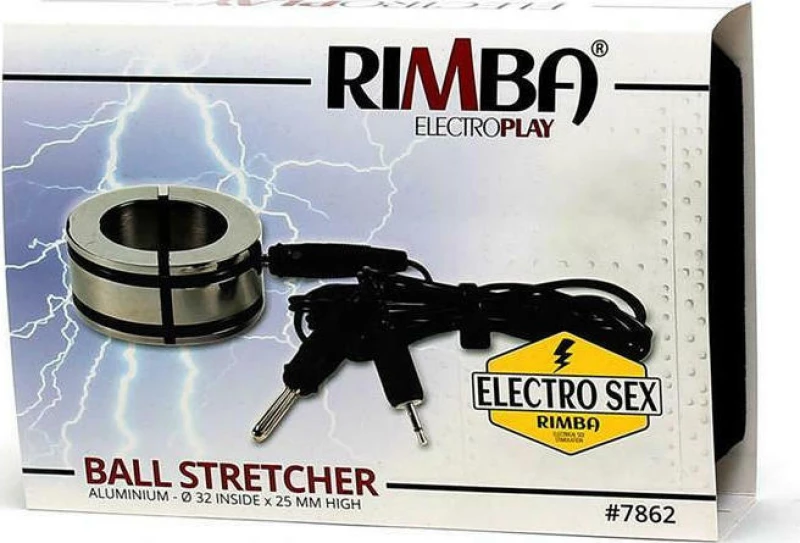 Rimba Electro Ballstretcher/Cockring Solid Bi-Polar
