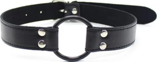 Easy Belt Ring Mouth Gag (black)