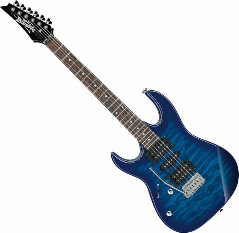 Ibanez GRX70QAL Transparent Blue Burst