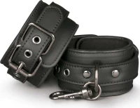 Easytoys Black Leather Handcuffs