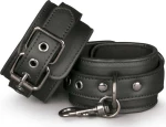 Easytoys Black Leather Handcuffs