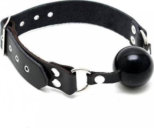 Rimba Gag With Silicone Ball Black