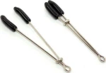 Fetish Addict Nipple Clamps Metal Black/Silver