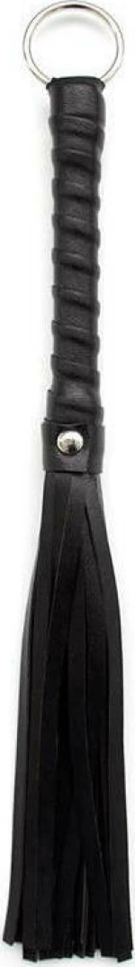 Fetish Addict Mini Flogger Black 28cm