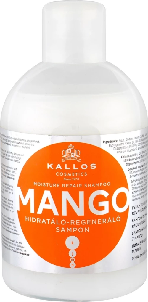 Kallos Mango Moisture Repair Shampoo 1000ml
