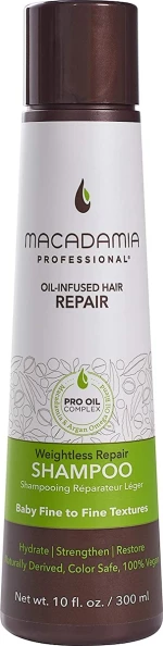 Macadamia Vegan Weightless Repair Shampoo for Baby Fine to Fine Textures 300ml