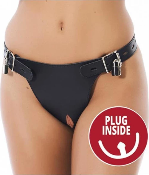 Chastity Briefs with Anal Plug