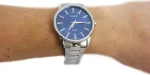 Casio Ρολόι MTP-1303D-2AVEF με Μεταλλικό Μπρασελέ σε Ασημί χρώμα