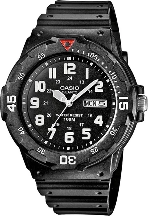 Casio Collection Mrw-200H-1Bveg Black Rubber Strap