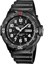 Casio Collection Mrw-200H-1Bveg Black Rubber Strap