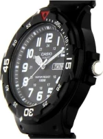 Casio Collection Mrw-200H-1Bveg Black Rubber Strap