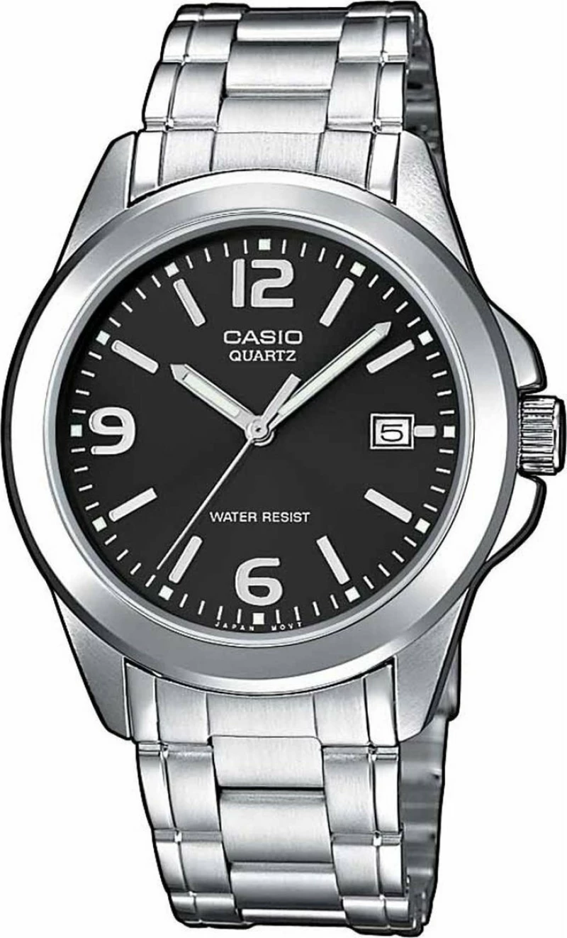 Casio Ρολόι με Μεταλλικό Μπρασελέ σε Ασημί χρώμα