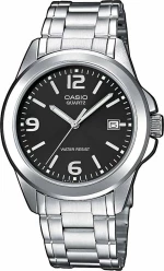 Casio Ρολόι με Μεταλλικό Μπρασελέ σε Ασημί χρώμα