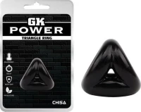 Chisa Novelties Triangle Ring Black