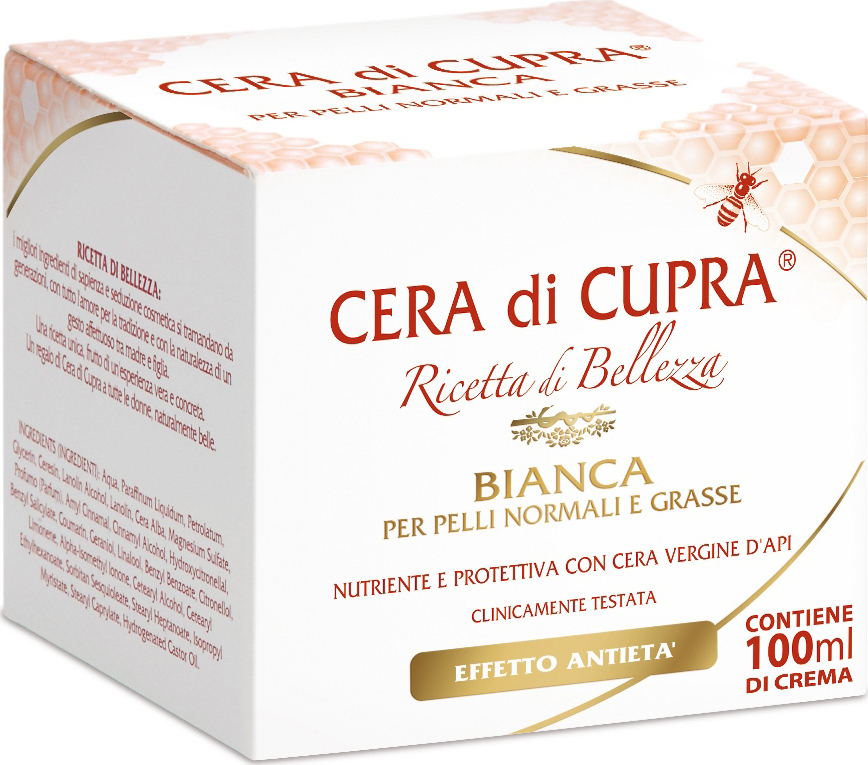 Cera di Cupra Bianca per Pelli Normali & Grasse 100ml