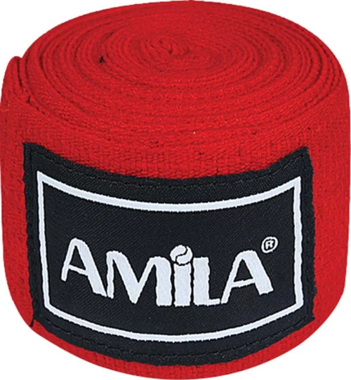 Amila Hand Wrap Bandage 32042 3m Κόκκινο