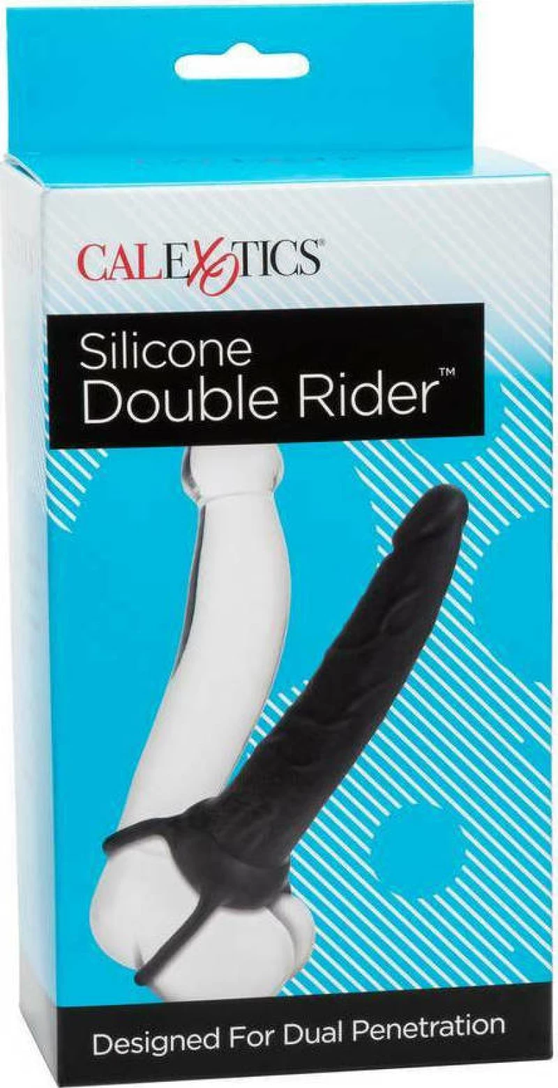 Calexotics Silicone Double Rider 14cm Black