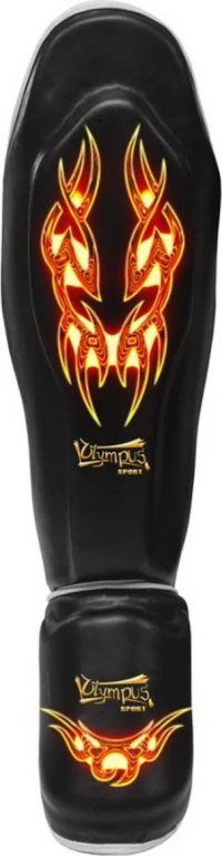Olympus Sport Shin Instep Guard King PVC 4069216-D Burning Tribal