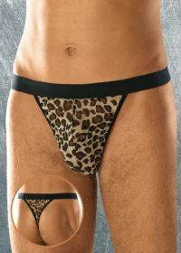 Softline 4457 Thong Leopard