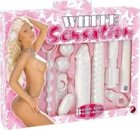 Σετ Ερωτικών Παιχνιδιών White Sensation Set 8τμχ Λευκό