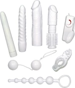 Σετ Ερωτικών Παιχνιδιών White Sensation Set 8τμχ Λευκό