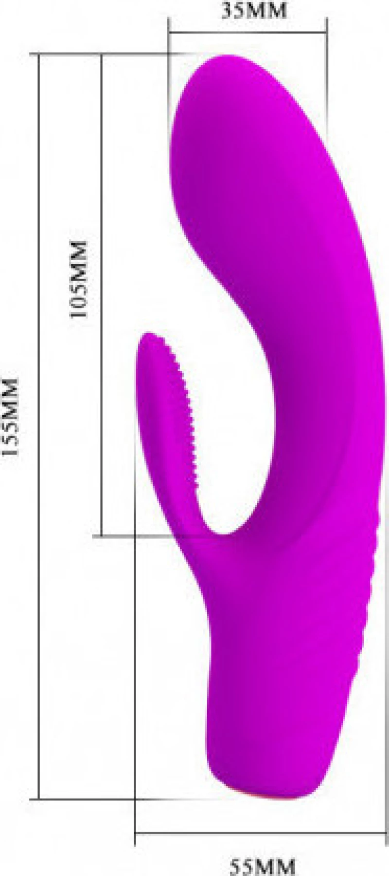 Pretty Love Tim Waterproof 15.5cm Purple