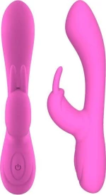 Mauve Unibody Liquefied Silicone Vibe USB Pink