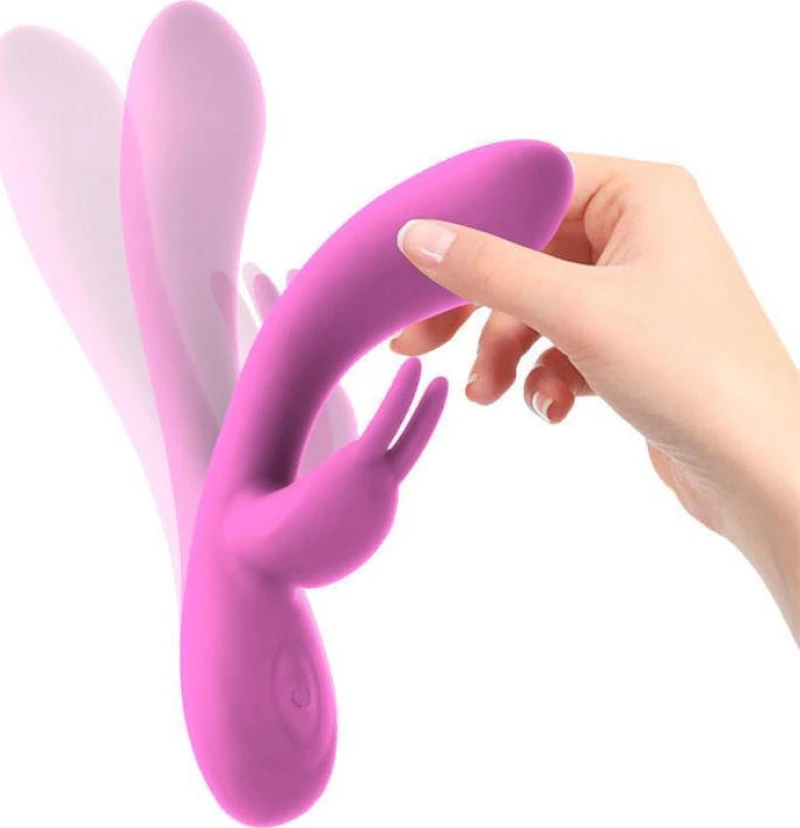 Mauve Unibody Liquefied Silicone Vibe USB Pink