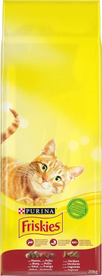 Friskies Βοδινό, Κοτόπουλο & Λαχανικά Adult 20kg